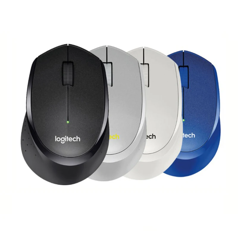 

Genuine Logitech M330 Silent Plus Wireless Mouse, Blue, white, gray, blue
