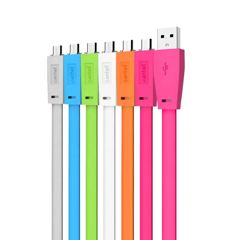 

Stock Charging Cable Cord with Led usb flat cable for android phone