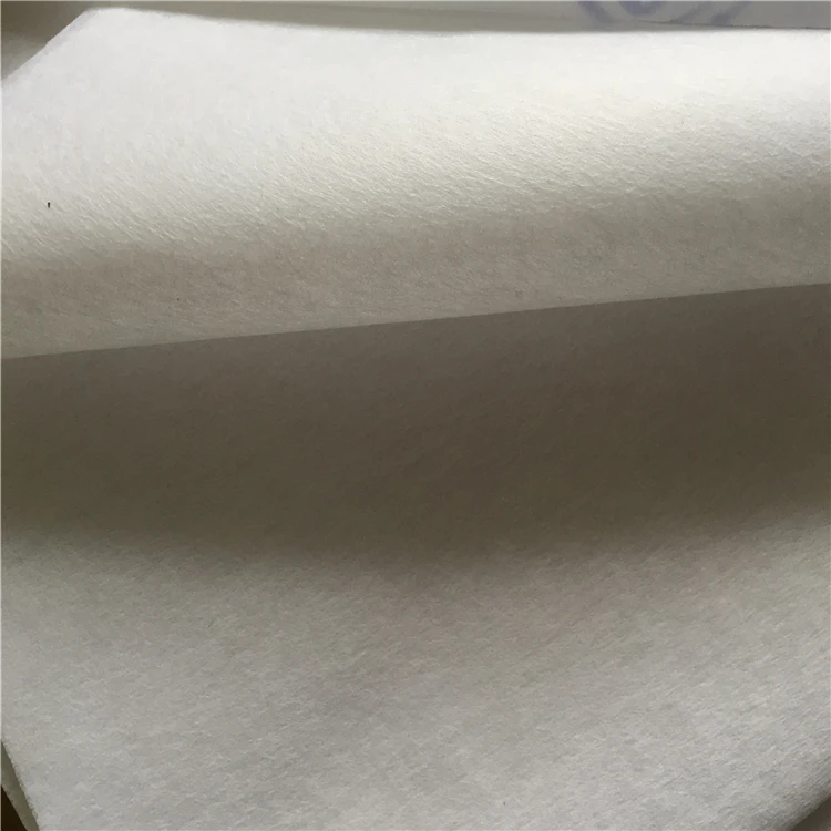 

High Quality Impregnating Polyester Nonwoven Fabric Interfacing, White