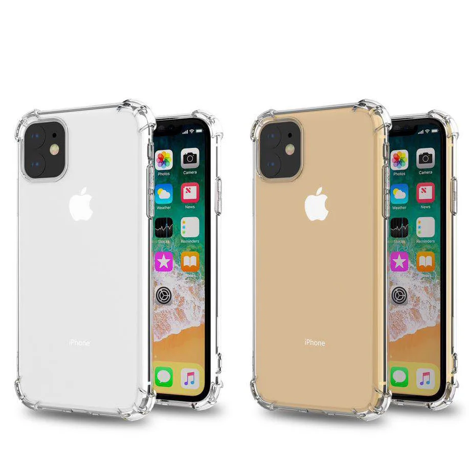 

new for iphone 11 pro case Free Sample Silicone Back Cover Cell Phone Case For iPhone 11, Clear