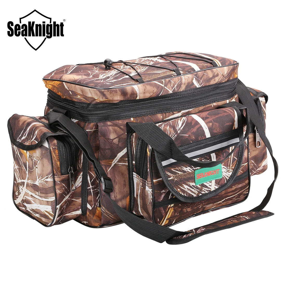 

SeaKnight  22L Large Fishing Bag Waterproof Nylon Multifunctional Fishing Tackle Pack Outdoor Shoulder Bag, 2 color