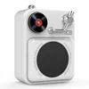 Vinyl Record Player Style Bluetooth Speaker Retro Wireless Speakers Vintage Record A8 Speaker
