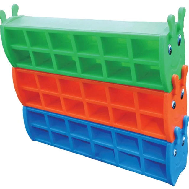 
Kids Colored Plastic Shoe Rack For Indoor 