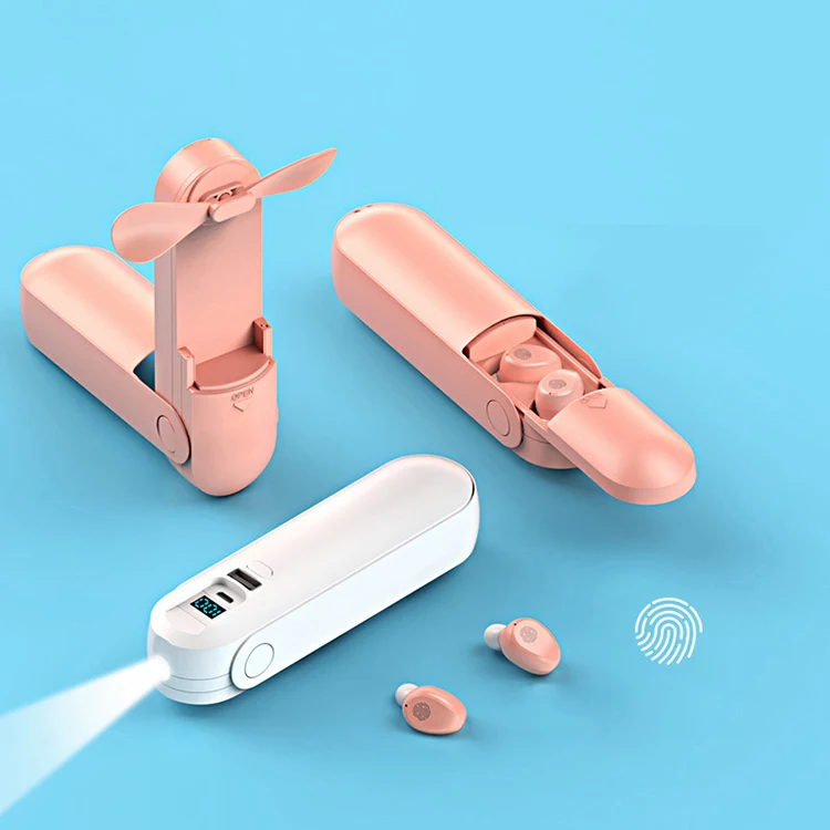 

Handheld LED Flashlight F7 In-Ear Mic Earphone Wireless Stereo TWS Earbuds Wireless