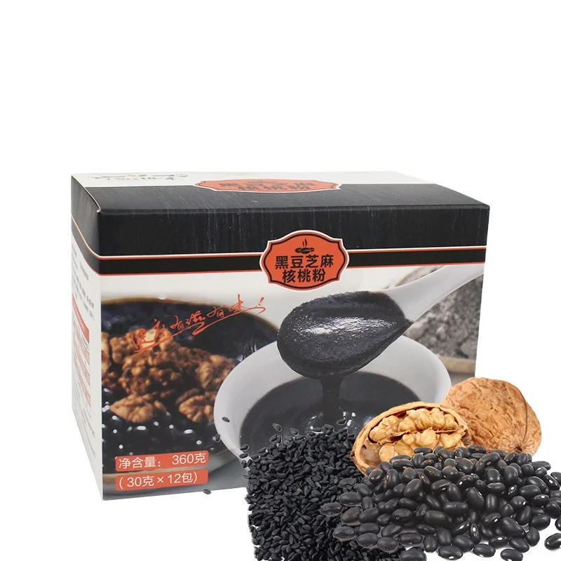
OEM ODM custom food&beverage powder black bean walnut red date sesame powder in factory price 