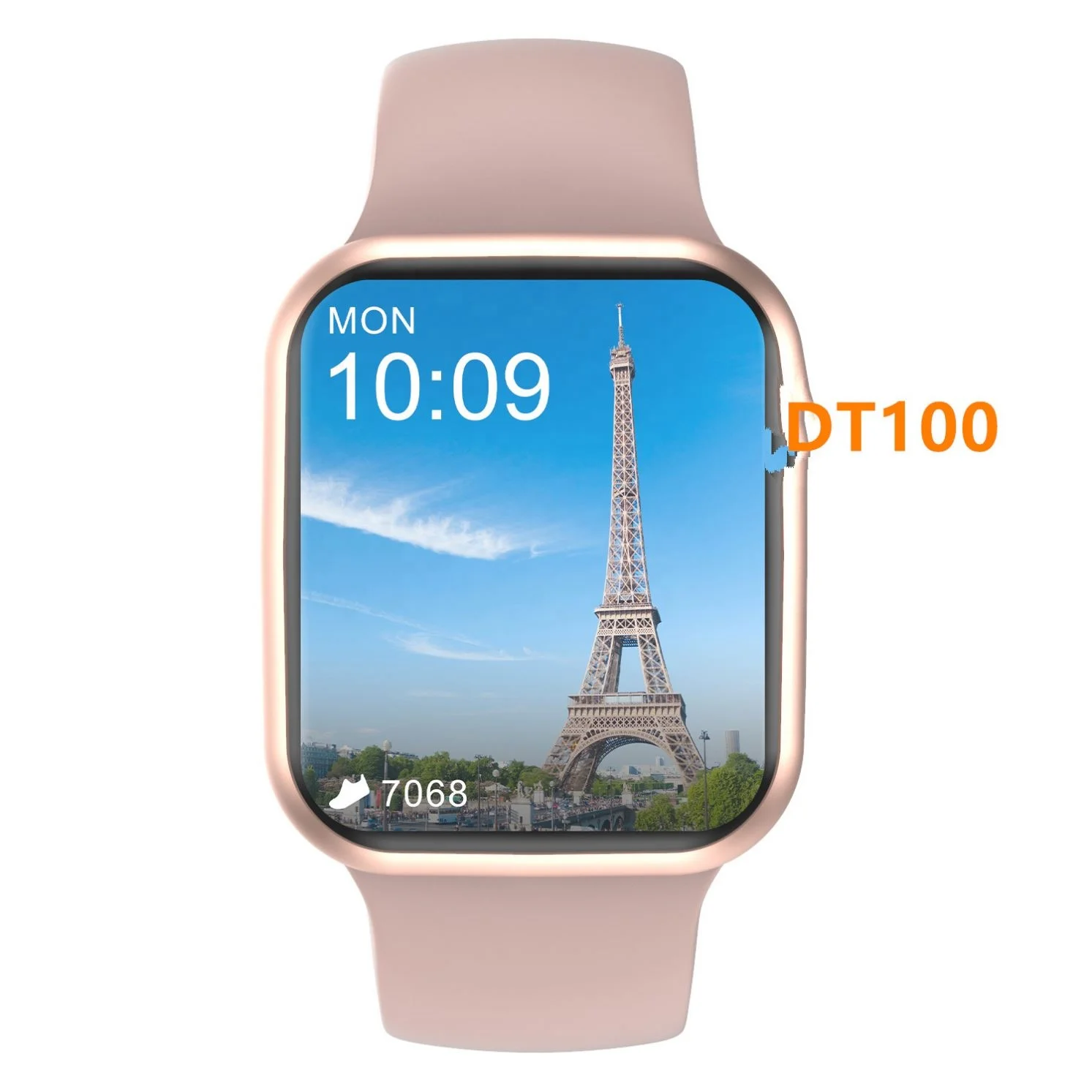 

New products DT100 pro smart watch 2021 waterproof heart rate blood pressure sleep monitor Pedometer smartwatch DT100 pro