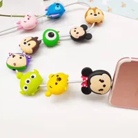 

New Cute Cartoon Animal Cable Protector for iPhone USB bite Data Cable Chompers Charger Wire Winder Organizer Doll Model