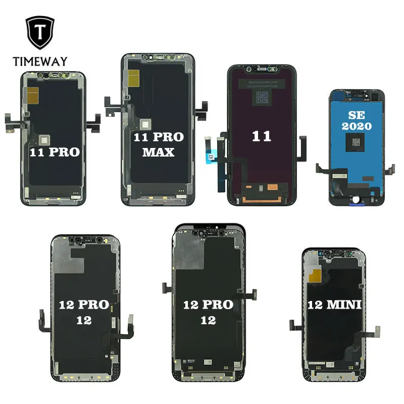 

Wholesale Price Mobile Phone Lcds For Iphone X Xr Xs Max 11 12 pro Max Screen Replacements With Discount Snap Screen, Black,white and all normal colors