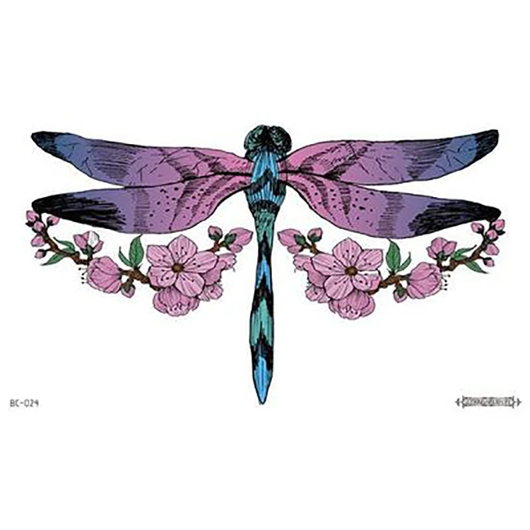 

Environmental Protection Waterproof Flower Color Sexy Clavicle Chest Cover Scar Tattoo