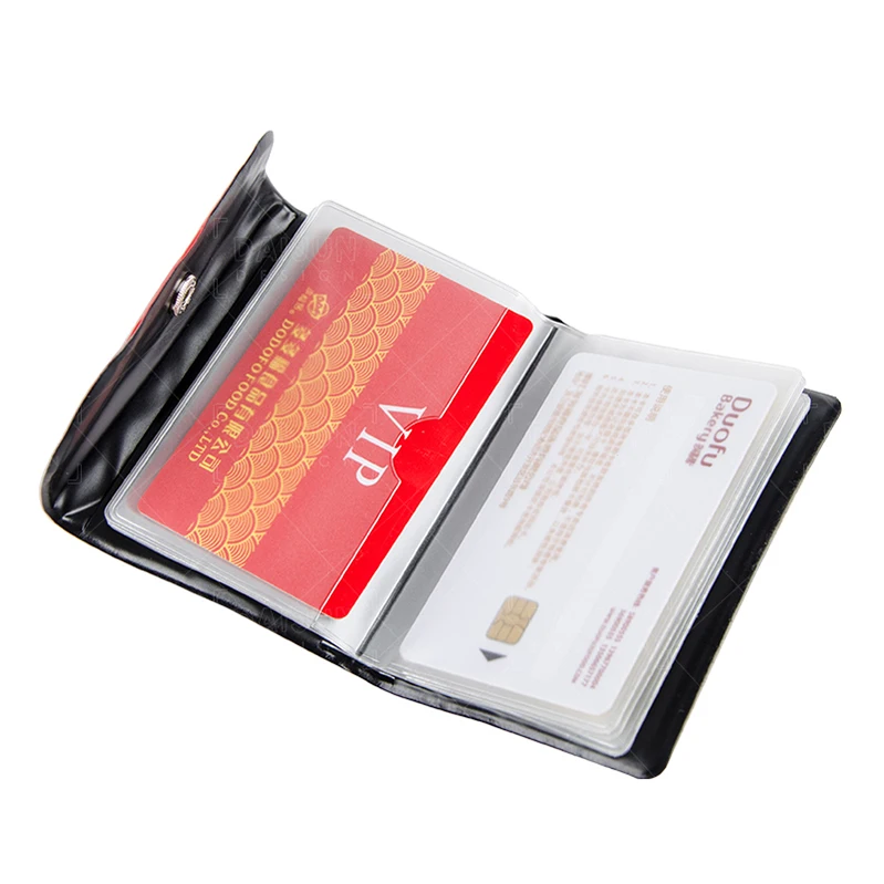 

RTS Fashion PVC Slim ID Card Holder Business Card Case Bag Wallet Credit Card Holder Case, Various color