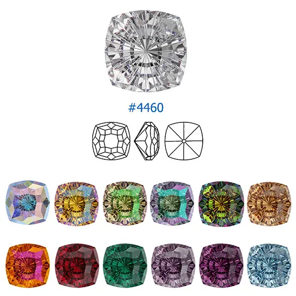 

Brand New Mystic Square K9 Glass Unique Wave Bottom Design Crystal Stones for DIY Jewelry Clothes Accessories