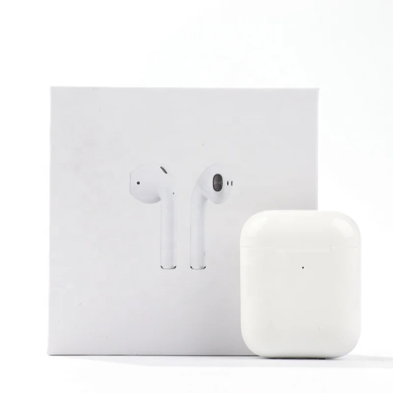 

New Original 1:1 Aipods Air 2 BT 5.0 Wireless Earphone GPS Rename TWS Headphone Gen 2 Pods, White