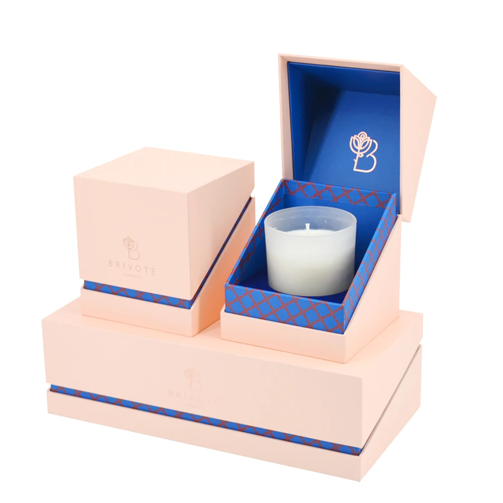 

15 Years Factory Free Sample Luxury Custom Logo Round Paper Packaging Candle Box