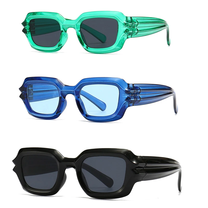 133 Retro Square Sunglasses Wholesale Women Shades Vintage Uv400 Eyewear Unisex Plastic Sunglasses