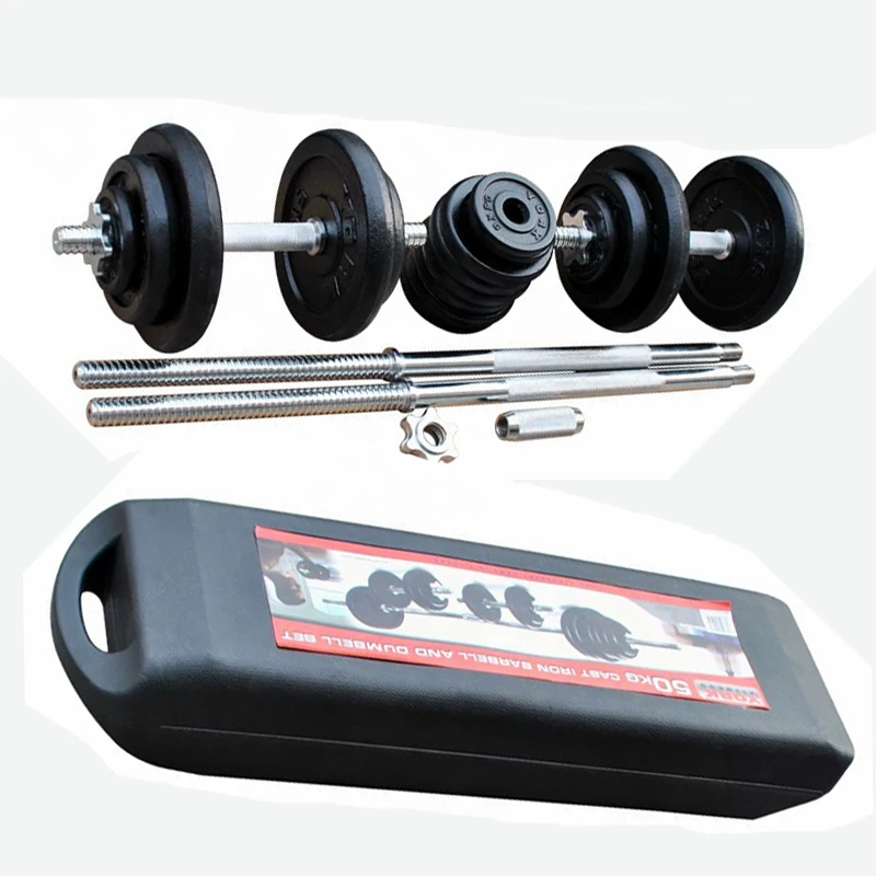 

2021 New Popular Adjustable Dumbbells Barbell Set Factory Price Weight Lifting Portable Multifunctional Dumbbells Barbell