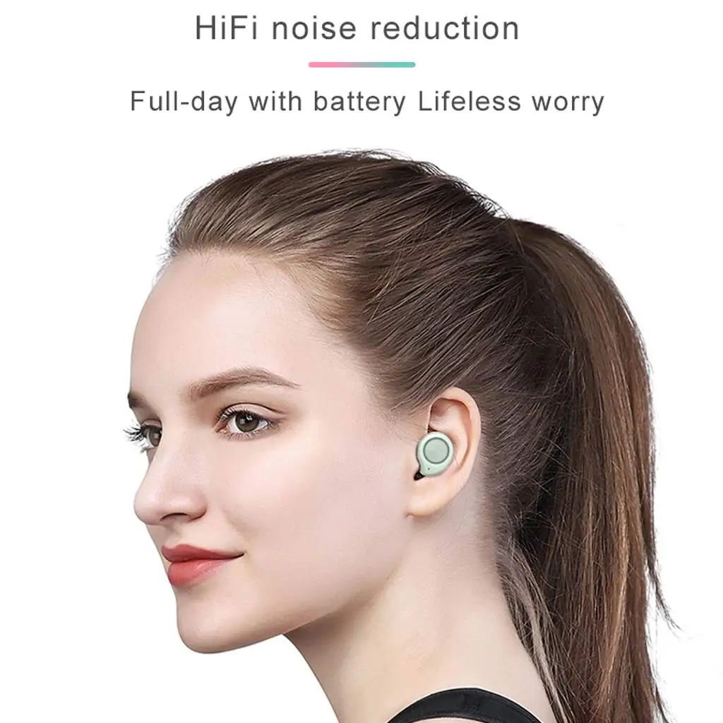 macaron 七彩 tws 耳机蓝牙 tw60 无线耳机 bt 5.0 audifonos 耳机