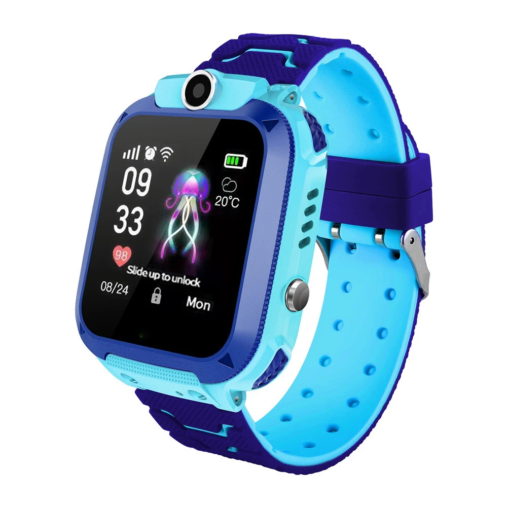 

2021 Amazon Hot Sale Q12 Smartwatch 2G Child Anti-Lost SOS Call GSM LBS Location Kids smart watch Q12, Pink,blue