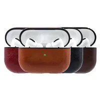 

PU Leather Headphone Case Coque Earpods Cover For airpods pro Apple Air Pods Pro 3TWS Bluetooth Earphones Case Cover Shell