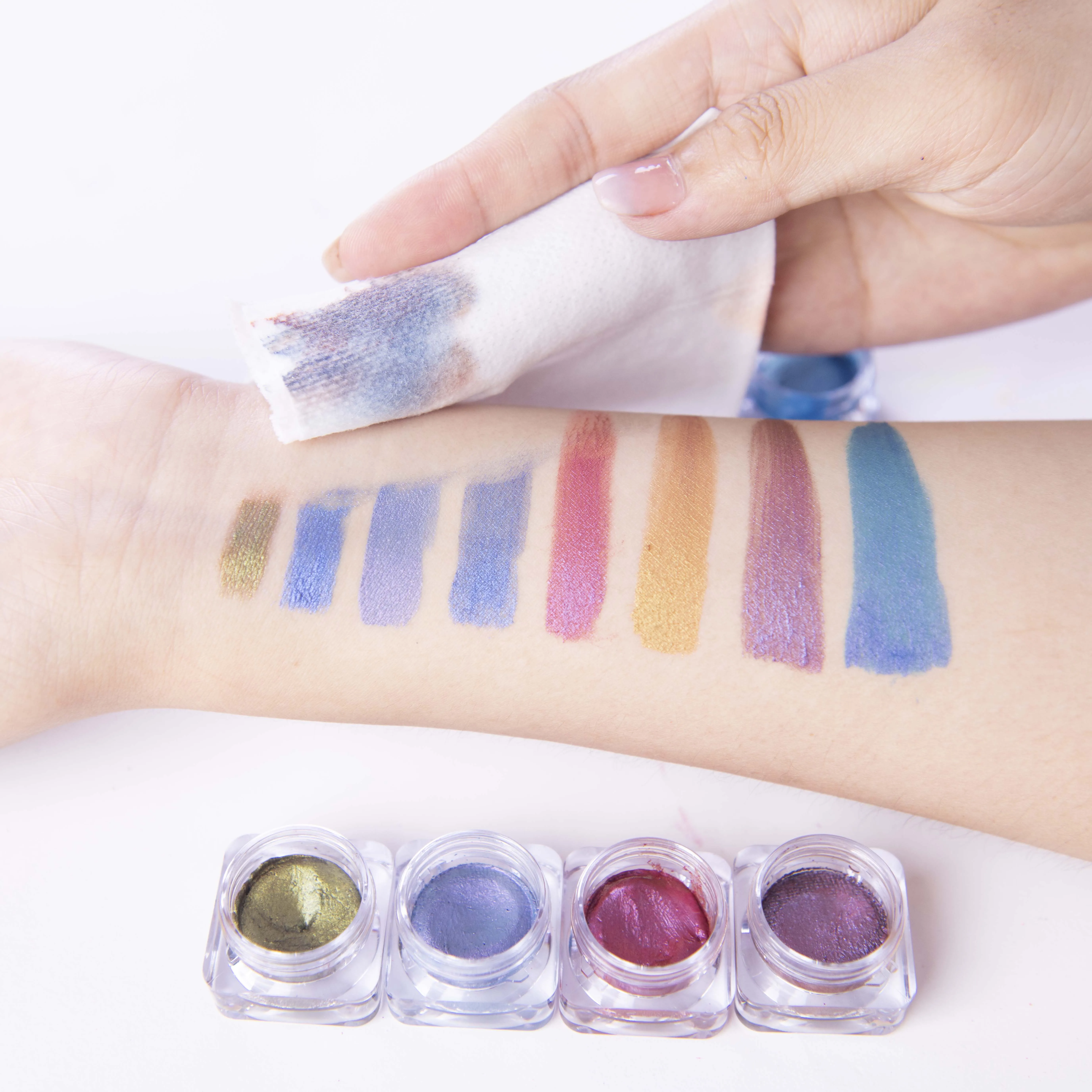 

5g eyeliner duochrome wholesale water activated multiduochrome pigment cosmetic duochrome liner cake for eyeliner duochrome
