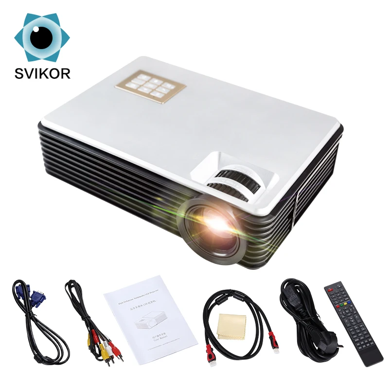 

High contrast ratio portable projector 5000 lumens low price