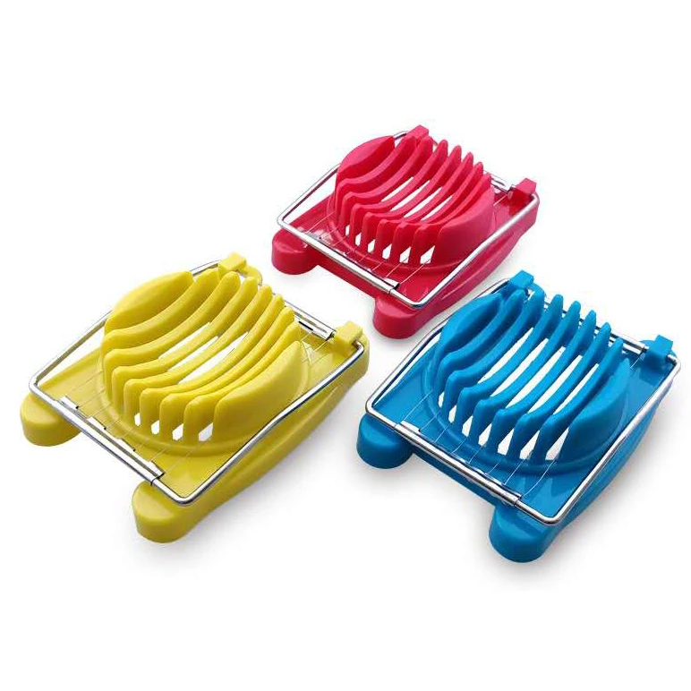 

Multifunctional Stainless Steel Preserved Egg Dividers Splitter Cutter Egg Slicers, 3 colors