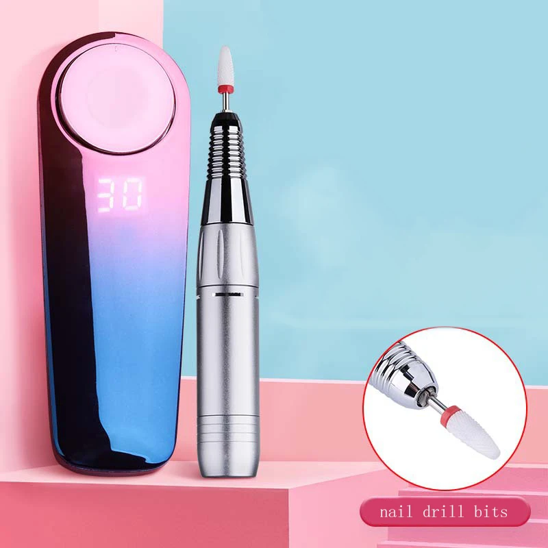 

Cheap Portable Wireless Charging 30000 RPM Professional Brushless E File Electric Nail Drill Machine