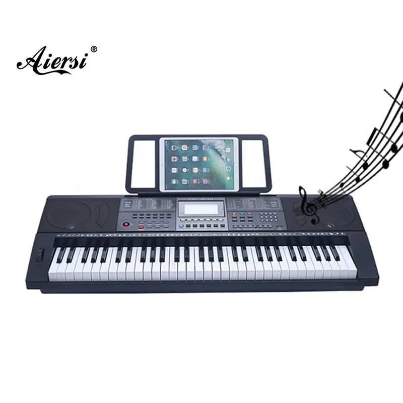 

Aiersi brand electronic organ 61 keyboard hot sale midi keyboards music electronic piano rechargeable piano keyboard