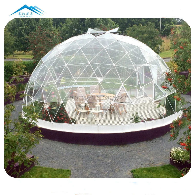 

Affordable outdoor pod clear garden igloo dome for coffee bars
