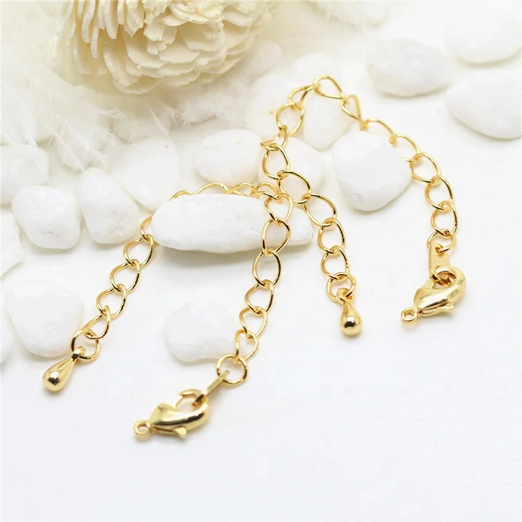 

Factory Wholesale High Quality 14k Gold Plated Tail Chain Extension Chain