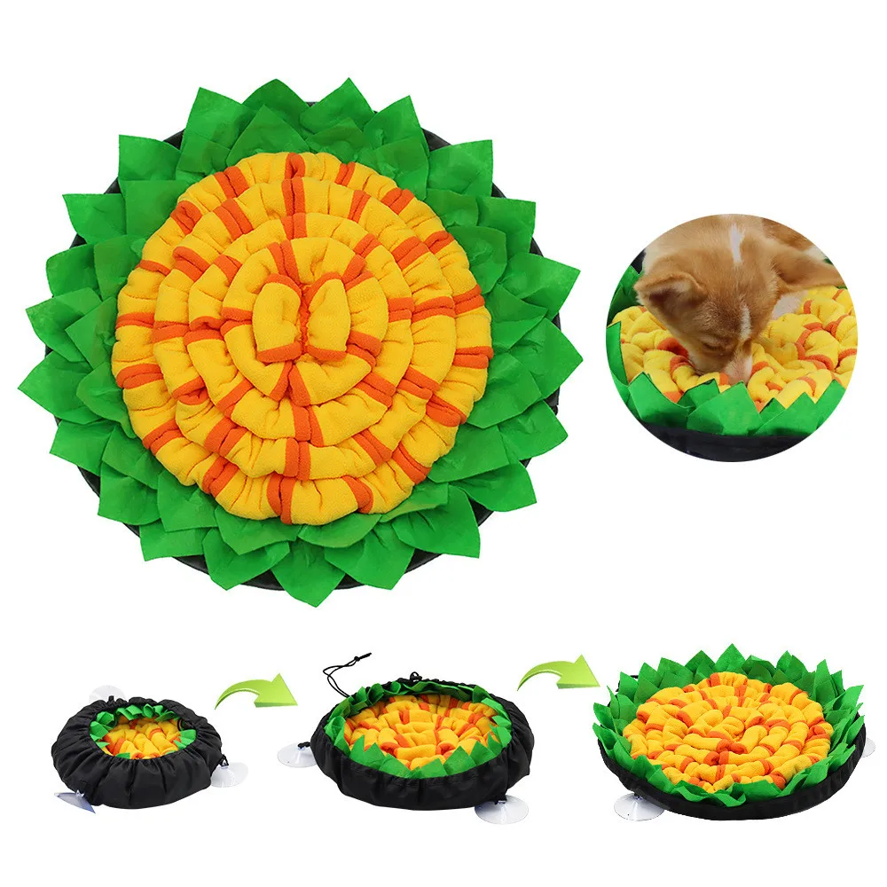 

Durable Pet Sniffing Pad Training Foraging Encourages Natural Foraging Skills Feeding Bowl Snuffle Mat for Dog Release Stress