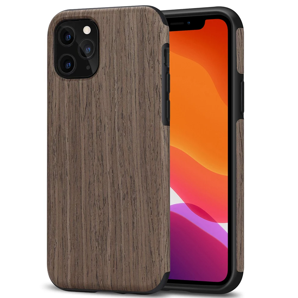 

Eco-Friendly Soft Wood Slim Case Cover For iPhone X,XS,XR,XS Max, Nordic walnut,the black rose, mahogany, teak, red sandalwood