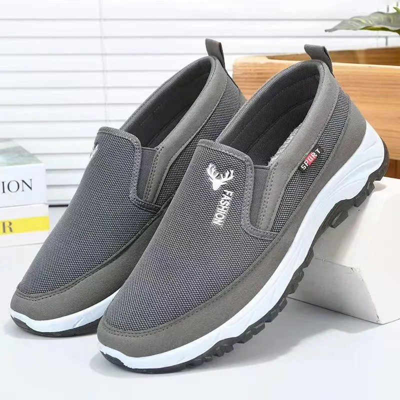 

Man Casual Running Shoes Men's cloth shoes Soft Soles Anti-skid Wear-resistant Canvas Shoes Breathable