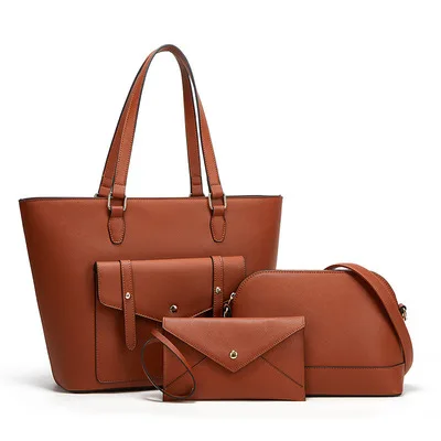 

Factory 3 Piece Set Crossbody Bags Handbags Ladies Shoulder Pu Leather Tote Bags For Women