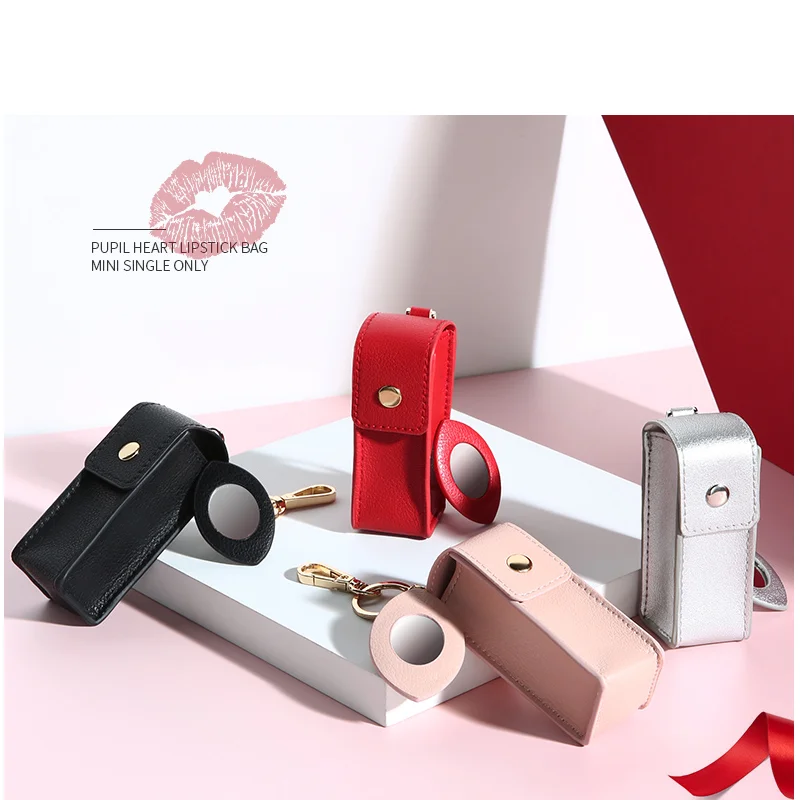 

Chape Key chain Holder Fashion Lipstick Chapstick lip gloss Case Holder bag kit