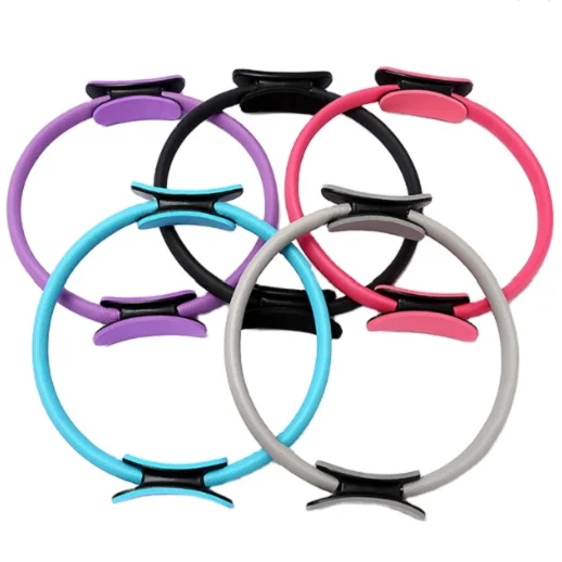 

Tking Circle Pilates Exercise Ring Circle Exercise Equipment Workout Fitness High Quality Circle Pilates Squeeze Ring For Yoga, Black,blue,pink,purple or customized color