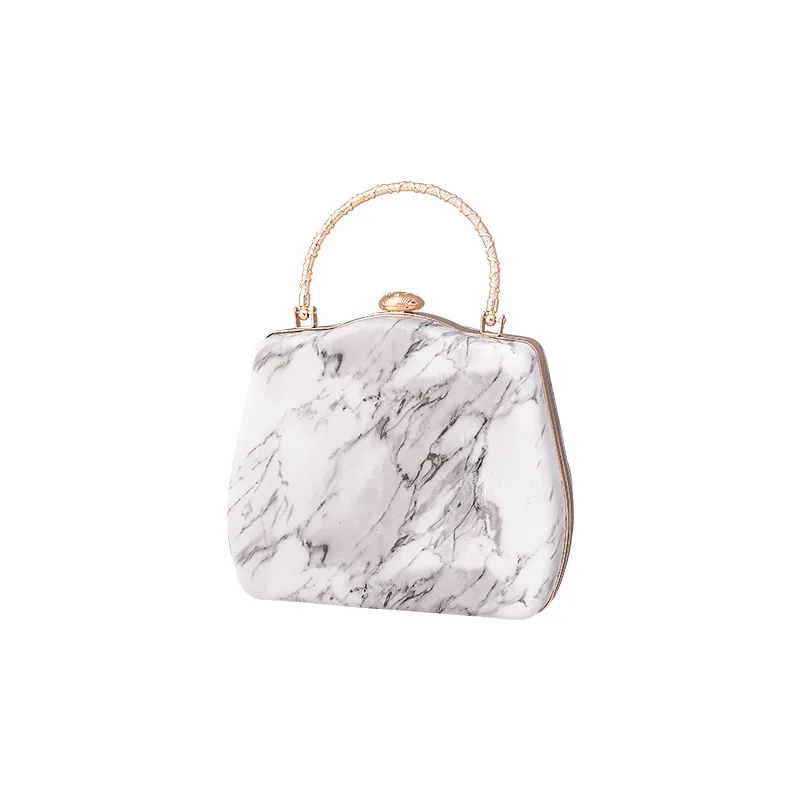 

2021 New Arrival Wholesale Marble Clutch Bag Gold Clutch Purses For Women Evening Evening Bag For Woman