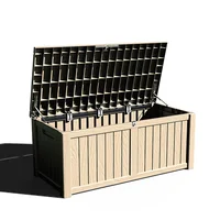 

450L/119 Gal Waterproof Deck Patio Plastic Outdoor cushion Garden Storage Box