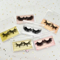 

Lashdoll 2019 new arrival fluffy 25mm 26mm mink lashes vendor private label 5d 7d Real mink eyelashes