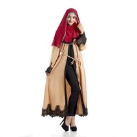 

New Style Plus Size Front Open Long Cardigan Abaya Tunic Muslim Kaftan Woman Caftan Dress