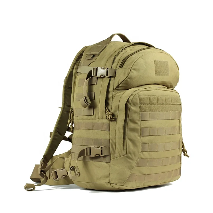 

GAF outdoor 900D nylon fabric black khaki 53L waterproof custom tactical backpack