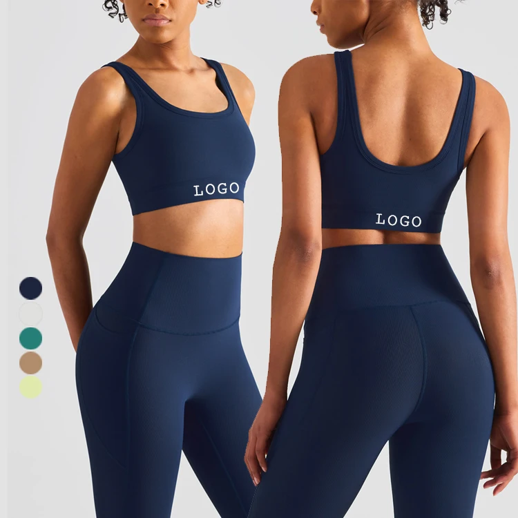 

Sportswear Running Bra Fitness Gym Woman Sports Yoga Large Size Bra deep U back Sports Bra, Customized colors