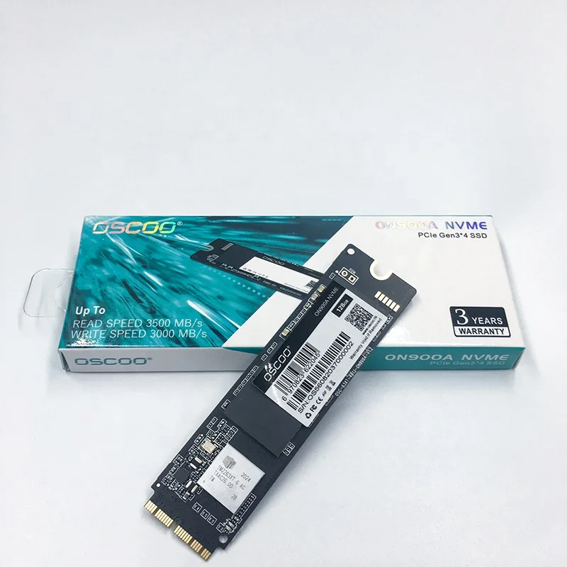 

OSCOO SSD 1TB Hard Drives NVME for MacBook 3.0*4 SSD M.2 PCIe Gen