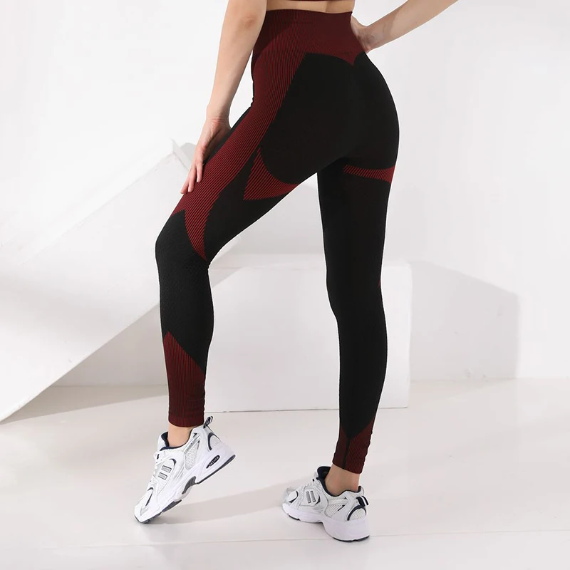 

Running Seamless Gym Clothing High Waist Fitness Legging Fitness Leggings Crop Top Sportswear Yoga Suit Women Yoga Set, 10 colors, as picture shown
