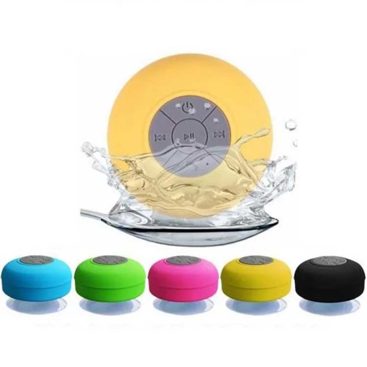 

Factory High Quality Shower Wireless Bt Speaker Round Outdoor Floating Waterproof Wireless USB Mini Smart Speakers With Sucker