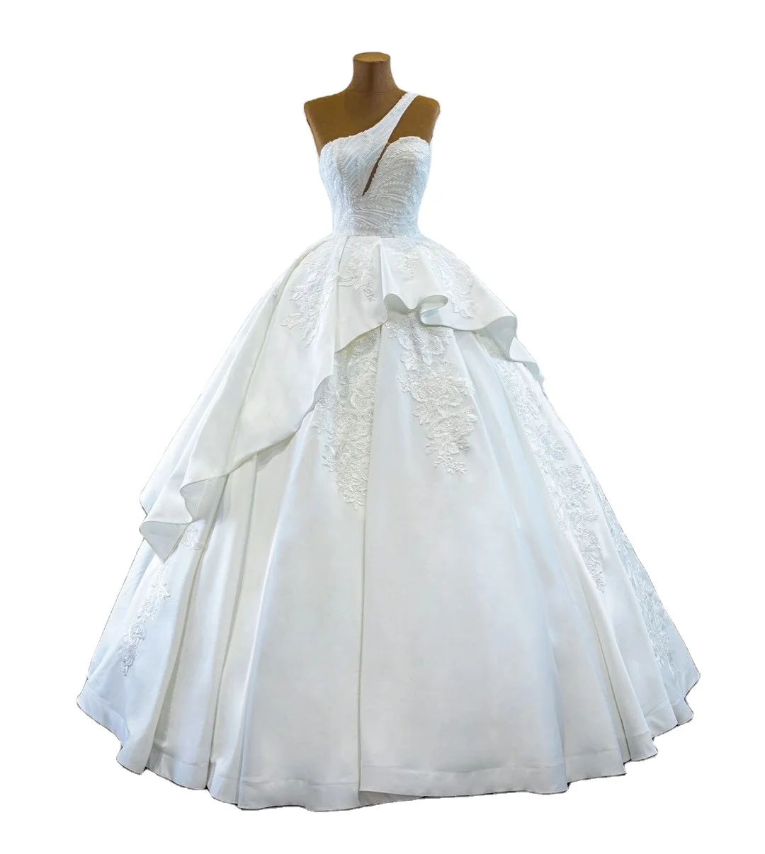 

Big ball gowns Bead lace bridal ball gown luxury wedding dress for women fashion dress floor length, Custom made