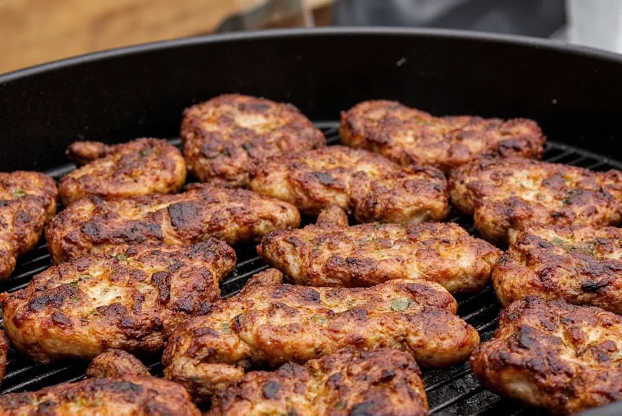Barbecue rub on a grilled steak