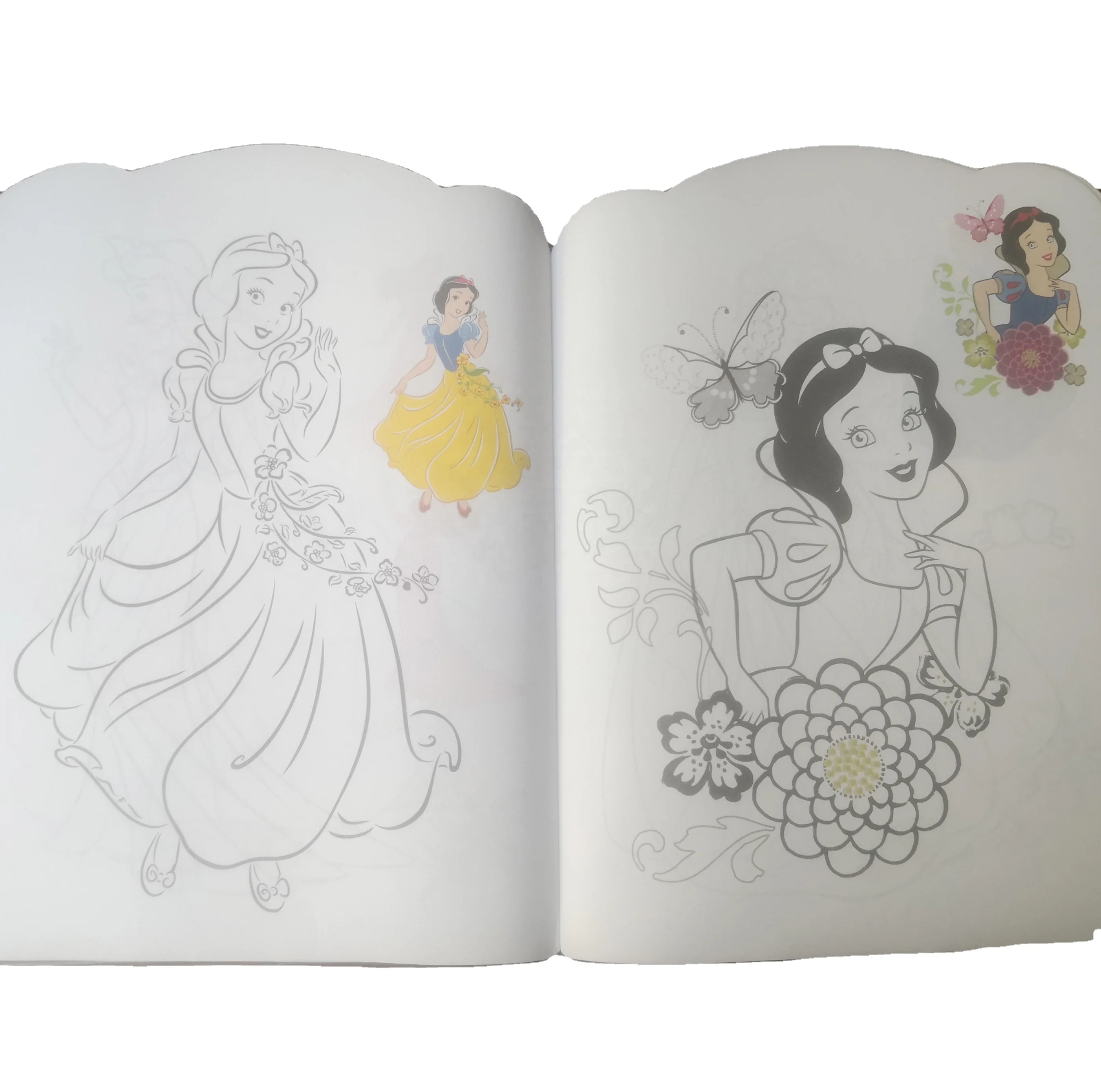 

2021 high quality accept customized colorful softcover book printing / kids coloring drawing