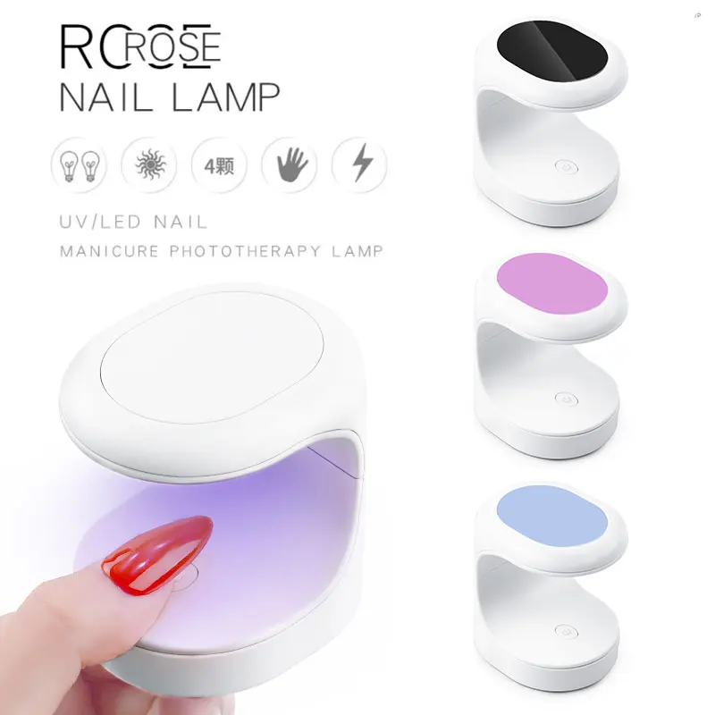 

Misscheering Portable fast drying 3W finger USB egg shape dual nail lamp mini light dryer uv led nail lamp for gel curing