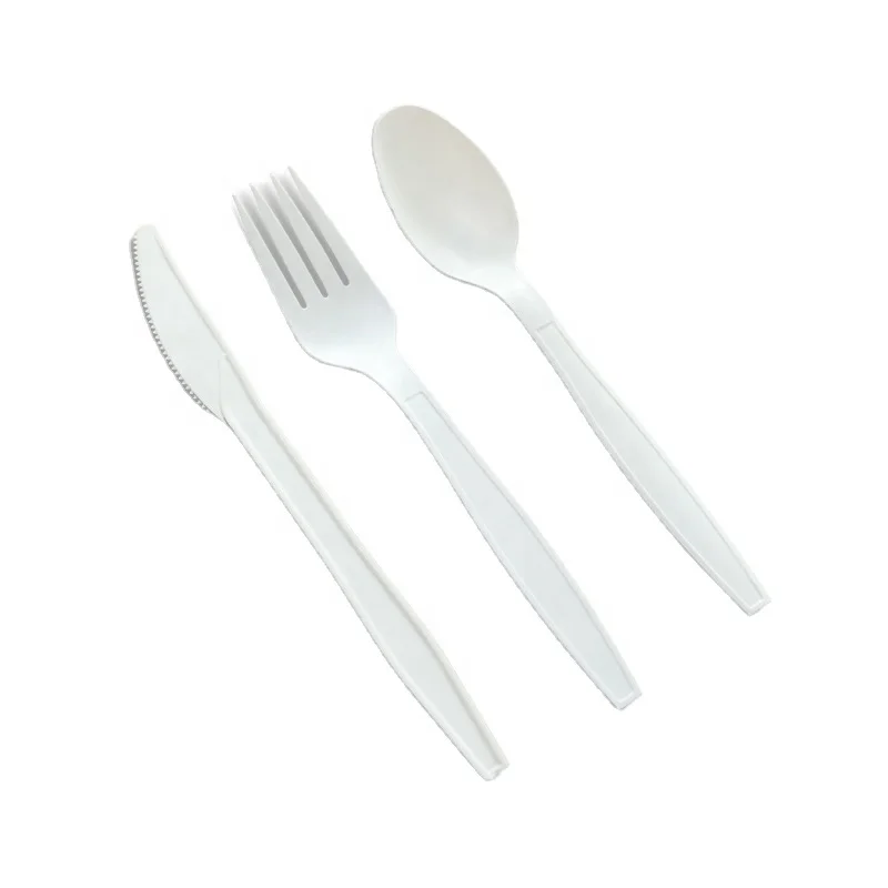 

Corn Starch Container Cutlery Disposable Tableware Biodegradable Utensils Corn Starch box Cornstarch Fork Knife Spoon, Picture