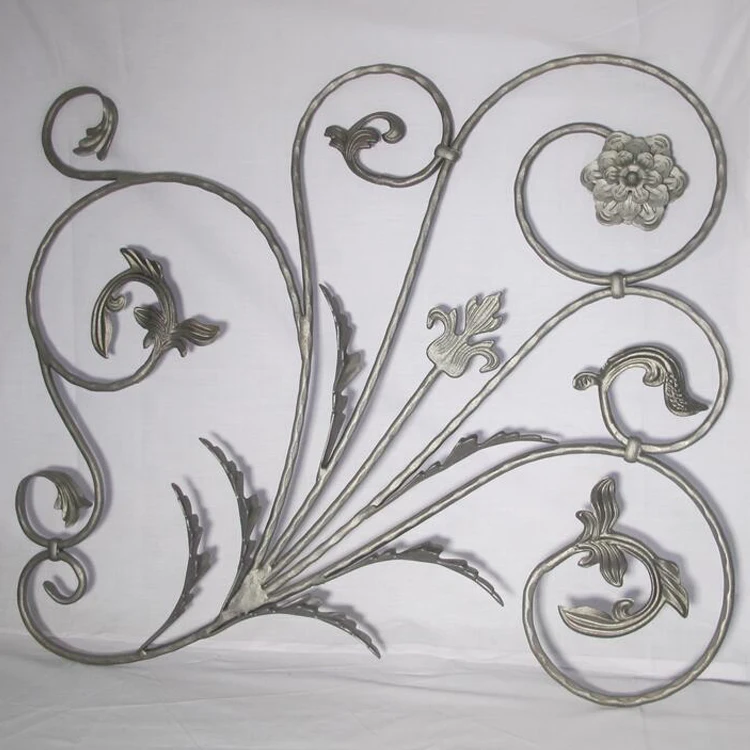 

Decorative wrought iron components with lower price